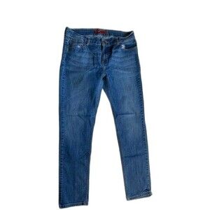 4 KF Denim Jeans Womens Size 13 Stretch Skinny Ankle Med Wash Mid Rise